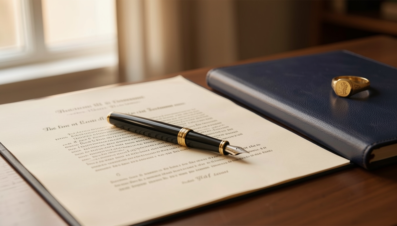 Estate planning documents and family consultation