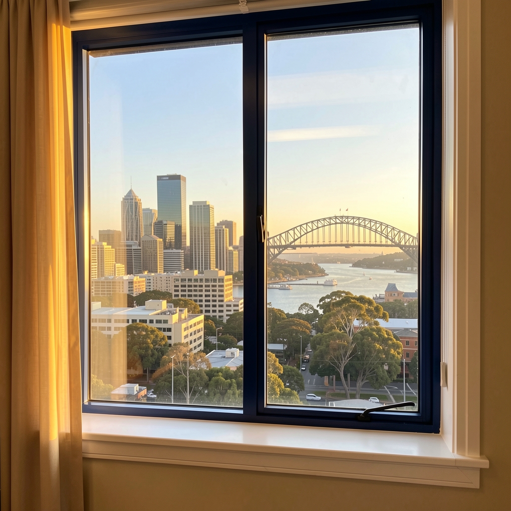 Sydney skyline viewed from North Sydney