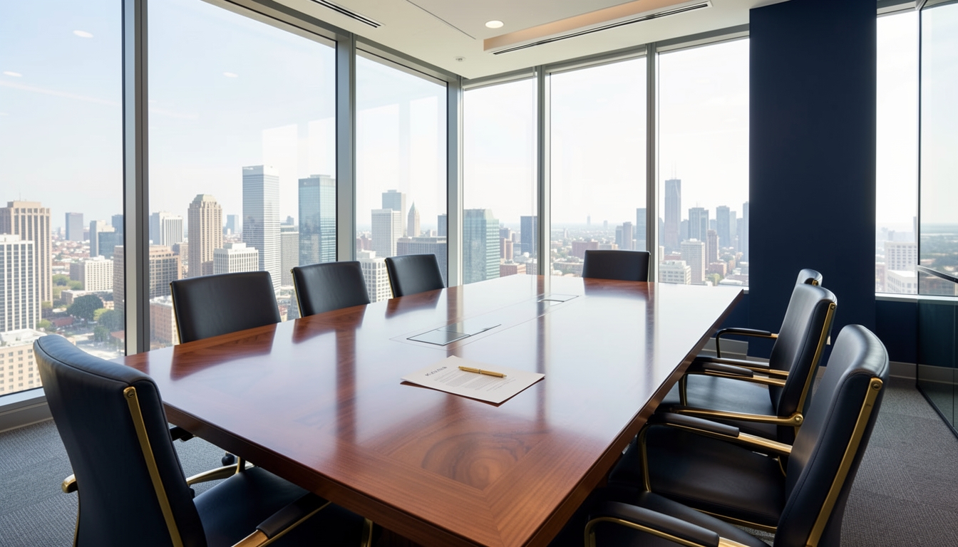 Contract negotiation between business professionals